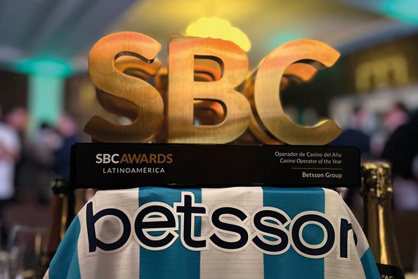 Betsson prêmio SBC Latinoamerica Cassino do Ano