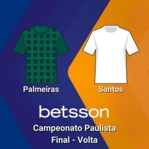 Betsson Brasil: Prognósticos Palmeiras x Santos – Campeonato Paulista – Final (Jogo da Volta)